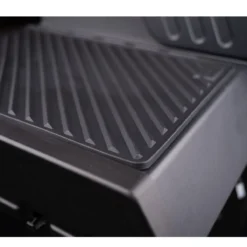 SANTOS S-518 Mit Seiten- Und Heckbrenner, Schwarz, Inkl. Drehspieß, Rostheber & Silikonablage & Graviertes ZWILLING Pro Messer -Gasgrills Verkaufsgeschäft 2d9a6e9f4fa8c86a995423626b2dfa66