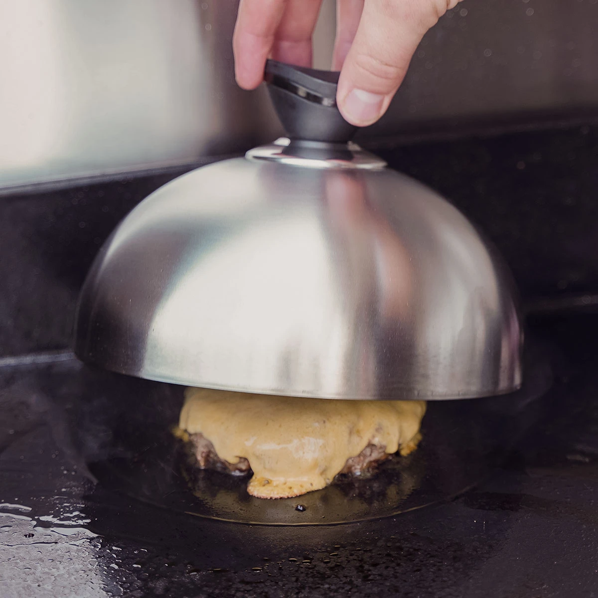 SANTOS Grillglocke Edelstahl, 2er Set 2 SANTOS Grillglocke Edelstahl, 2er Set – Bild 2