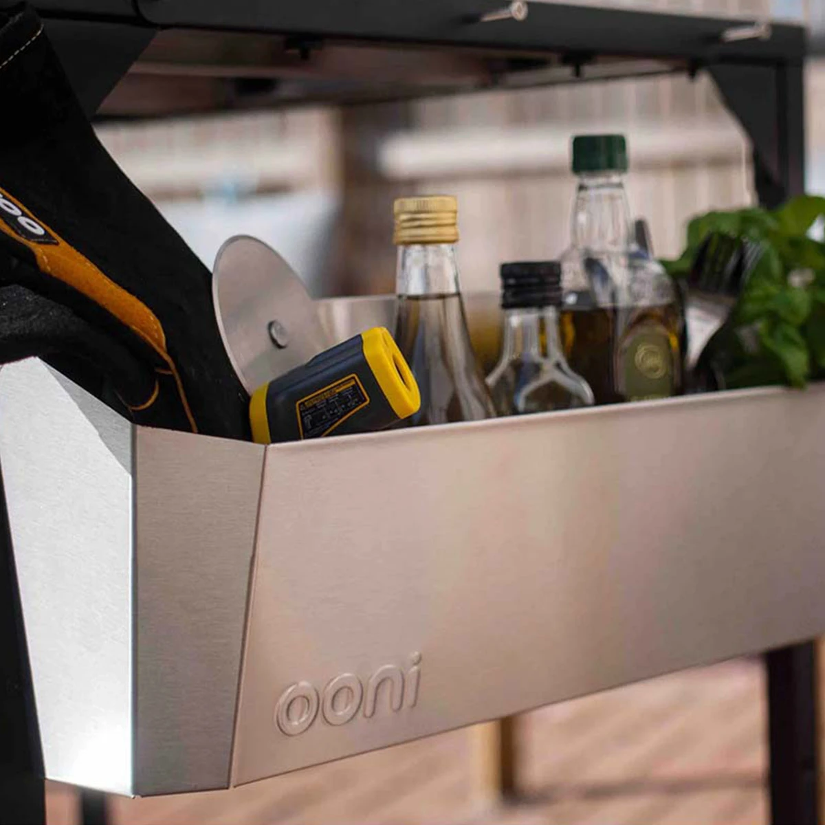 Ooni Utensilienfach (mittelgroß) Edelstahl 60 X 20 X 12 Cm 1 Ooni Utensilienfach (mittelgroß) Edelstahl 60 X 20 X 12 Cm