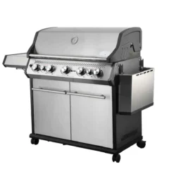 SANTOS S-518 Mit Seiten- & Heckbrenner, Edelstahl Inkl. Drehspieß, Rostheber & Silikonablage & Graviertes ZWILLING Pro Messer 18 SANTOS S-518 Mit Seiten- & Heckbrenner, Edelstahl Inkl. Drehspieß, Rostheber & Silikonablage & Graviertes ZWILLING Pro Messer -Gasgrills Verkaufsgeschäft a27770200f45b67a6d82d6a622b59266