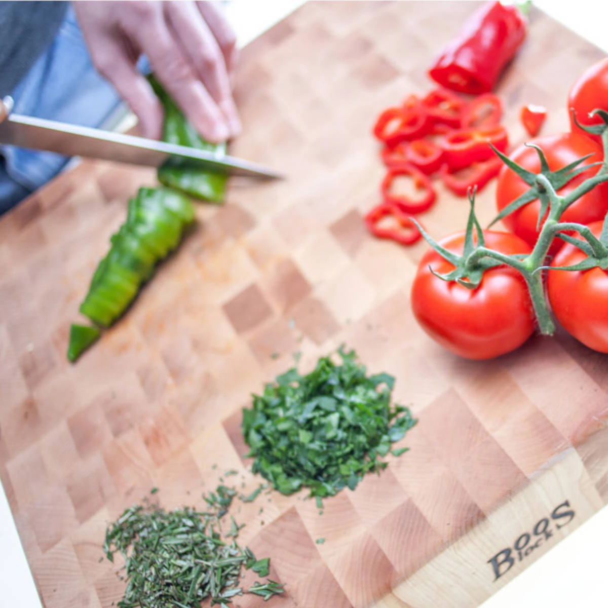 Boos Blocks Hackblock Stirnholz Classic, Ahorn 38x38x7,5 Cm 1 Boos Blocks Hackblock Stirnholz Classic, Ahorn 38x38x7,5 Cm