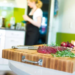 Boos Blocks Schneidebrett ProChef, Ahorn Mit Edelstahlgriffen 61x46x6 Cm -Gasgrills Verkaufsgeschäft bb schneidebrett ahorn 61x46x6cm rafr2418 ede69089d2066f144614580aa940e635