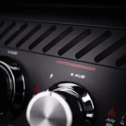 SANTOS S-518 All Black Mit Seiten- Und Heckbrenner, Schwarz, Inkl. Drehspieß, Rostheber & Silikonablage & Graviertes ZWILLING Pro Messer -Gasgrills Verkaufsgeschäft c443590ca9359ce964976e75809815cd