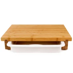 Cleenbo Classic Schneidebrett Bambus Mit Kunststoffwanne -Gasgrills Verkaufsgeschäft cleenbo classic bamboo xl 00112157a9105ae0540abe7bd99c0607
