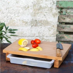 Cleenbo Classic Schneidebrett Bambus Mit Kunststoffwanne -Gasgrills Verkaufsgeschäft cleenbo classic bamboo xl 4836393151ca98453f1a04690774ade4