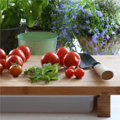 Cleenbo Classic Schneidebrett Bambus Mit Kunststoffwanne -Gasgrills Verkaufsgeschäft cleenbo classic bamboo xl d677474cc3aab4a6cdff0dbe25a678f6