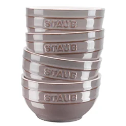 STAUB Schüsselset, 4-tlg, Antik-Grau, 400ml