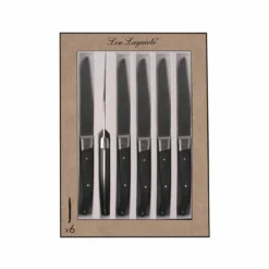 Lou Laguiole Steakmesser Louis In Magnetbox Schwarz 6 Stück