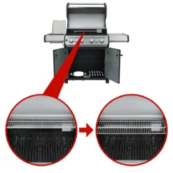 SANTOS S-418 Mit Seiten- & Heckbrenner, Edelstahl Inkl. Drehspieß, Rostheber & Silikonablage -Gasgrills Verkaufsgeschäft santos gasgrill s 418 seiten heckbrenner edelstahl inkl drehspie rostheber silikonablage 0b8d447410df852c9aebffda9dd184d0