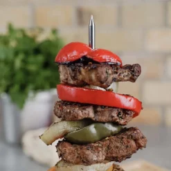 SANTOS Gyrosspieß Vertikal Edelstahl, 3-teilig -Gasgrills Verkaufsgeschäft santos gyrosspie vertikal edelstahl 3 teilig 69ad669ab0baad9cd91b0f477474e000