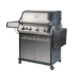 Neu eingetroffen -Gasgrills Verkaufsgeschäft santos s 401 mit seitenkocher edelstahl abgeklappte seitenablage c136f3aff305dccab106dad6e5e98414
