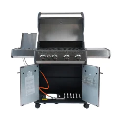 SANTOS S-401 Mit Seitenkocher, Edelstahl -Gasgrills Verkaufsgeschäft santos s 401 mit seitenkocher edelstahl geoeffnet d3136a076477beaaee373a1ebca9c52b