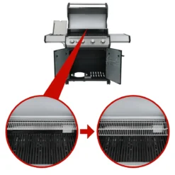 SANTOS S-401 Mit Seitenkocher, Edelstahl