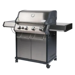 SANTOS S-401 Mit Seitenkocher, Edelstahl -Gasgrills Verkaufsgeschäft santos s 401 mit seitenkocher edelstahl seitenablage c309855b05633fcecf6d6271a31d1dfe