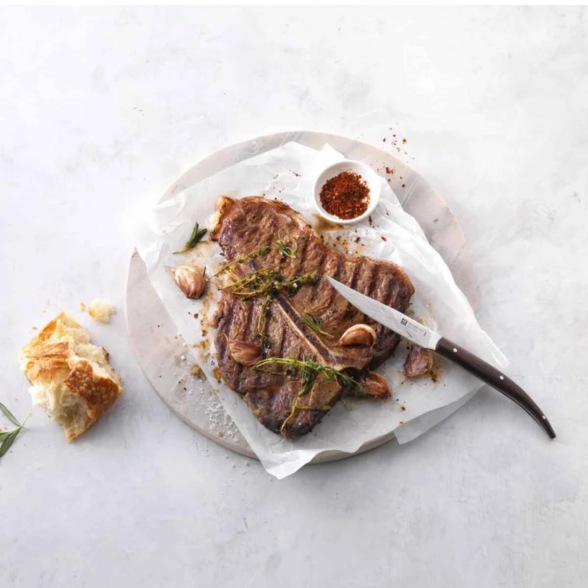 ZWILLING Steakmesserset 4er Set, Edelstahl 2 ZWILLING Steakmesserset 4er Set, Edelstahl – Bild 2